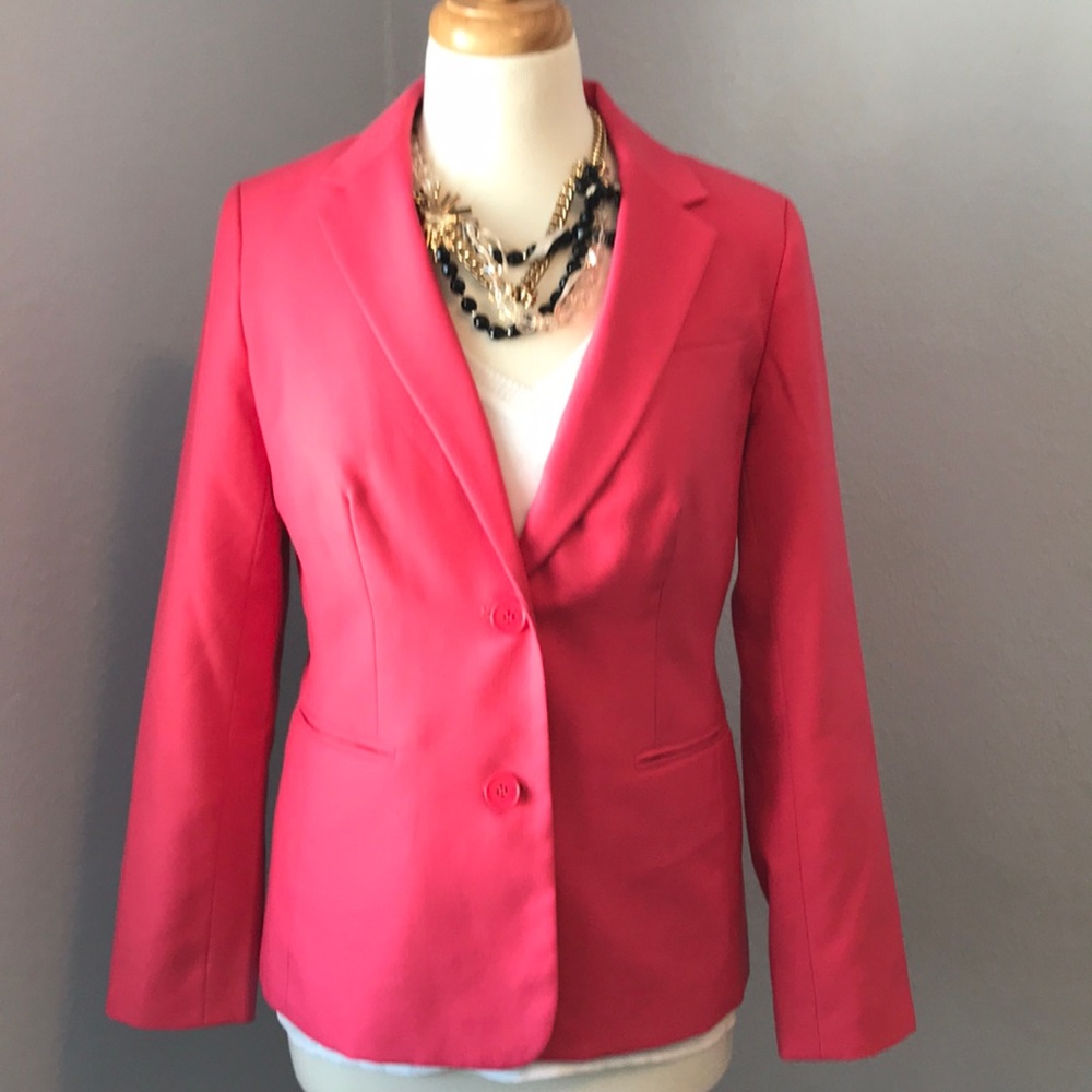 Talbots wool blend pink jacket blazer